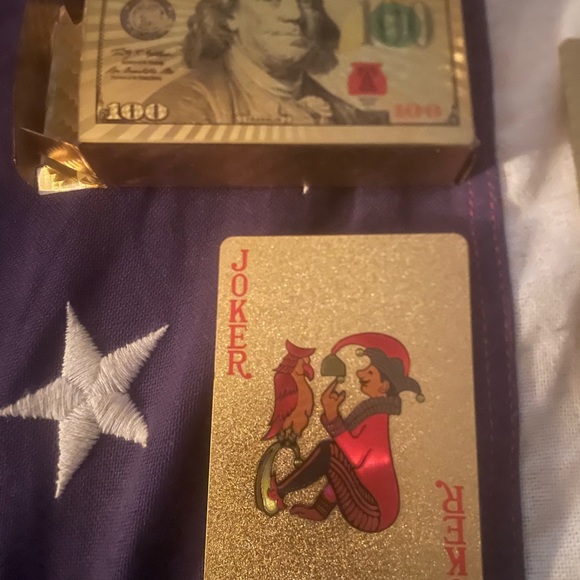 .999 purity gold foil playin cards - Picture 3 of 6